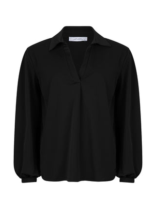 Darlene zwarte traveller blouse