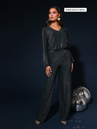 Cady donker groene  broek