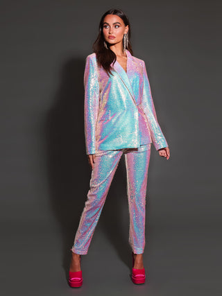 Riri unicorn blazer met pailletten
