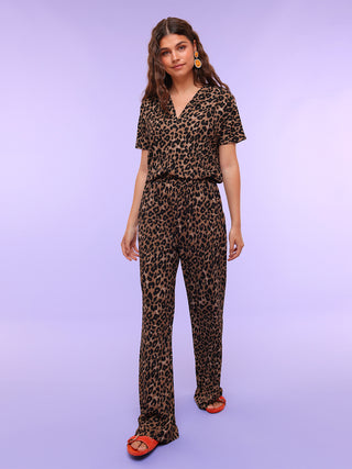 Dolly bruine leopard top