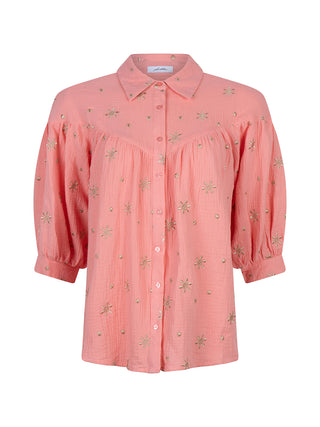 Athena peach blouse