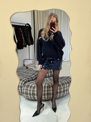 Liva navy oversized trui