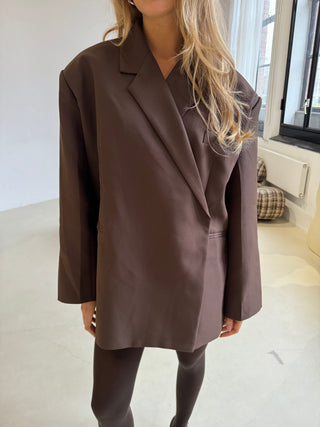 Camila bruine oversized blazer