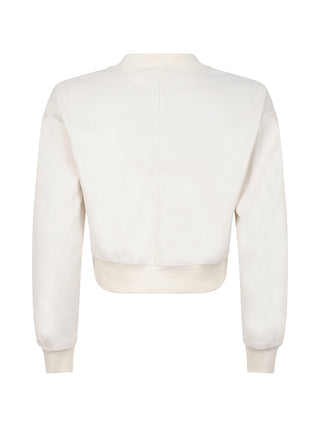 Divine off white korte bomberjack
