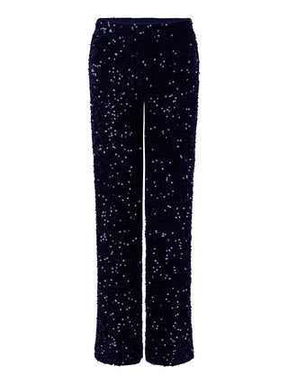 Brylee navy pailletten tweedelige set