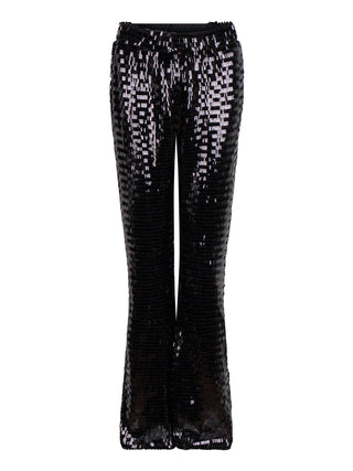 Brooke zwarte pailletten broek