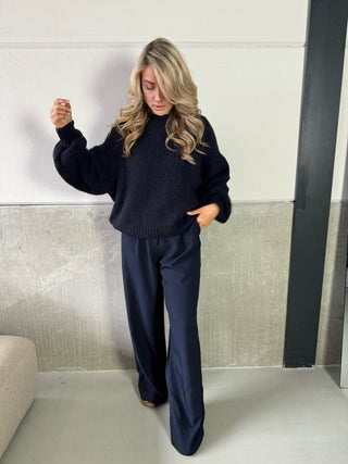 Liva navy oversized trui