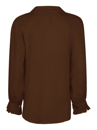 Ivy bruine blouse