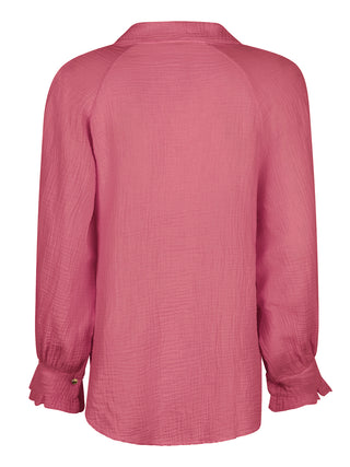 Ivy magenta blouse