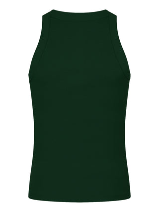 Jade donker groene tanktop