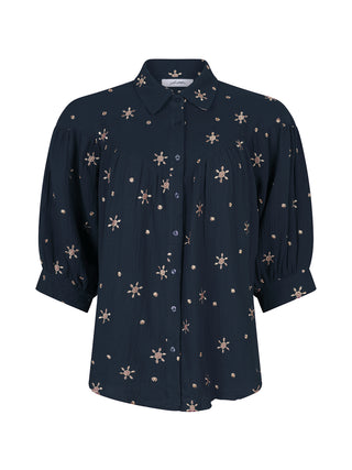 Athena navy blouse