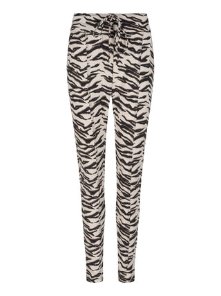 Merilyn off white zebra traveller broek