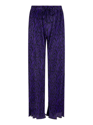 Deanne paarse print tweedelige set