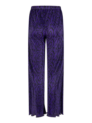 Deanne paarse print tweedelige set