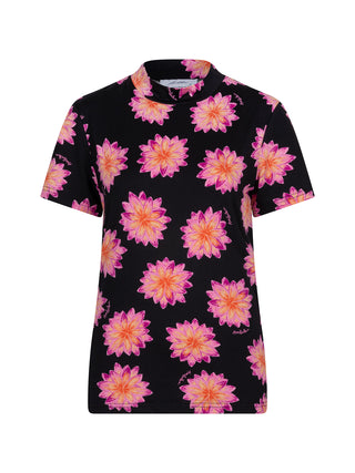 Mosley roze/lila bloemenprint top