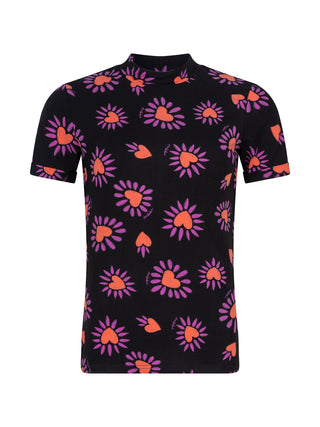 Mosley roze print top