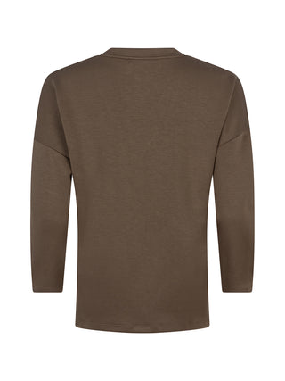 Deni taupe tweedelige set
