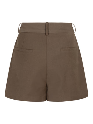 Liya taupe short met steentjes