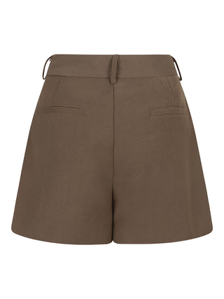 Love taupe short met hartjes