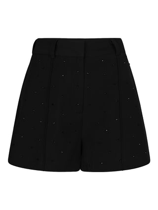 Liya zwarte short met steentjes