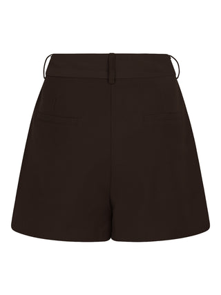 Liya bruine short met steentjes