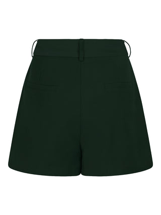 Liya donker groene short met steentjes