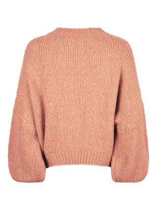 Liva light peach oversized trui